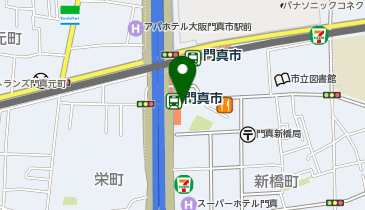 くるっとパーク門真市駅前駐輪場の地図画像