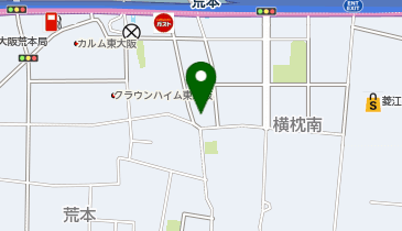 くるっとパーク荒本駅前駐輪場の地図画像