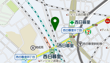 Parking in 西日暮里バイクの地図画像