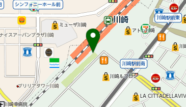 Parking in 川崎駅東口駐輪場の地図画像