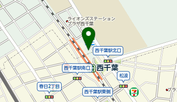 Parking in 西千葉駅前駐輪場の地図画像