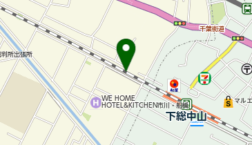 Parking in 下総中山駐輪場の地図画像
