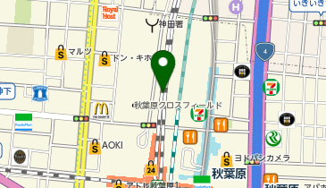 Parking in 秋葉原バイクの地図画像