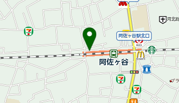 Parking in ビーンズ阿佐ヶ谷駐輪場の地図画像