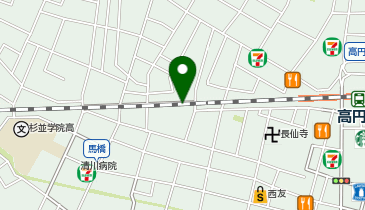 Parking in 高円寺南3丁目駐輪場の地図画像