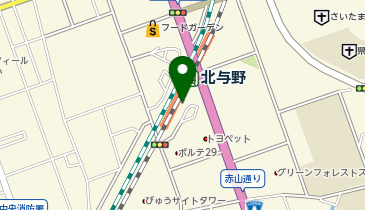 Parking in 北与野駅前第2駐輪場の地図画像