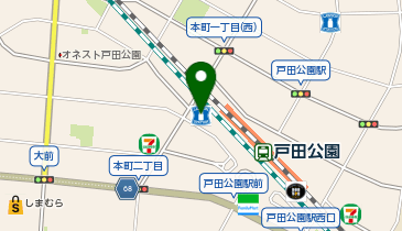 Parking in 戸田公園駅前駐輪場の地図画像