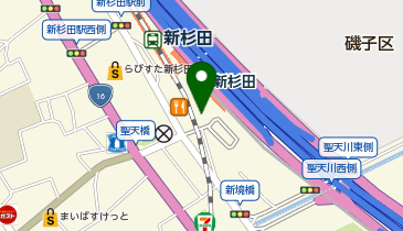 parking in ビーンズ新杉田第2駐輪場の地図画像