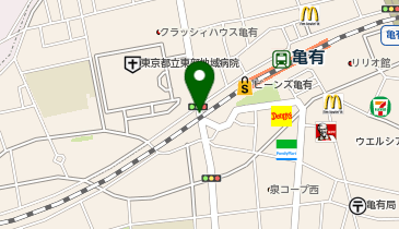 Parking in ビーンズ亀有駐輪場の地図画像