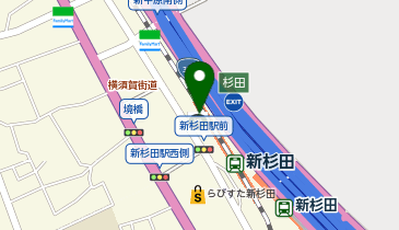 Parking in 新杉田バイクの地図画像