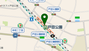 Parking in ビーンズ戸田公園駐輪場の地図画像