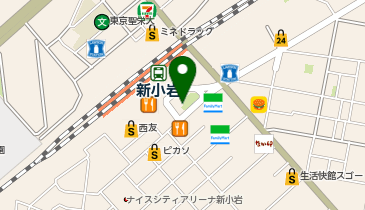 Parking in 新小岩駅西駐輪場の地図画像