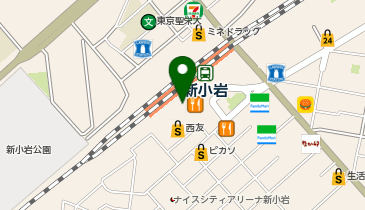 Parking in 新小岩駅西駐輪場の地図画像