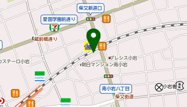 Parking in 小岩駅東駐輪場の地図画像