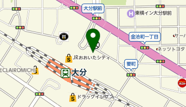 MUU おおいたシティスパてんくう店の地図画像