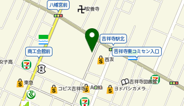 MUU 吉祥寺サンロード店の地図画像