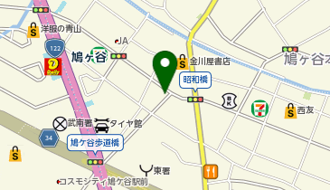 治療院 春の風の地図画像