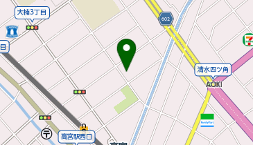 女性専門痩身サロン with U beauty 高宮店の地図画像