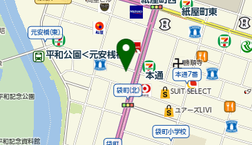 りらくる 本通駅前店の地図画像