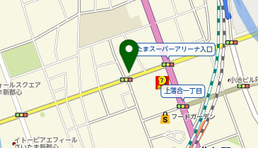 創健薬局 北与野店の地図画像