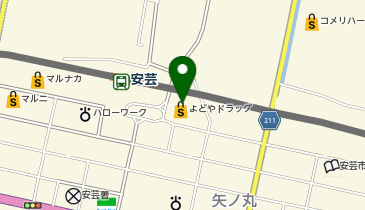 よどや薬局 安芸駅前店の地図画像