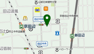薬局ダックス京田辺駅前店の地図画像