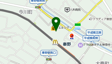 ウエルシア薬局秦野今川町店の地図画像