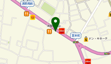 ウエルシア薬局所沢上新井店の地図画像