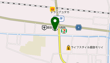 薬局ニカファーマシー綾部店の地図画像