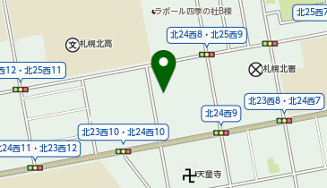 調剤薬局ツルハドラッグ北24条西店の地図画像