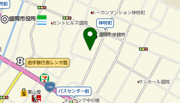 調剤薬局ツルハドラッグ盛岡神明町店の地図画像