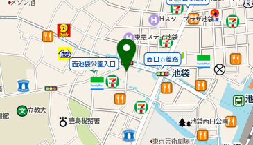 ウエルシア薬局池袋 IT tower TOKYO店の地図画像