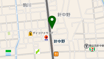 しろくま薬局 針中野店の地図画像