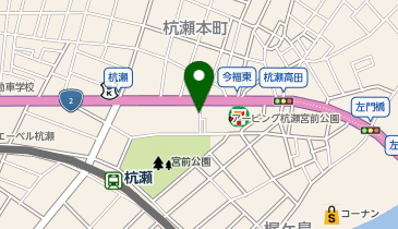しろくま薬局 杭瀬店の地図画像