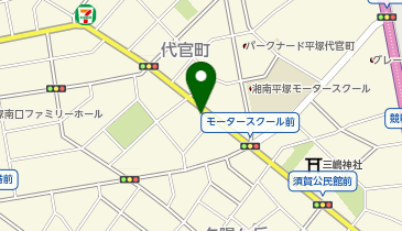 東銀座薬局平塚支店の地図画像