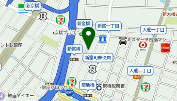 テトラ薬局 新富町店の地図画像