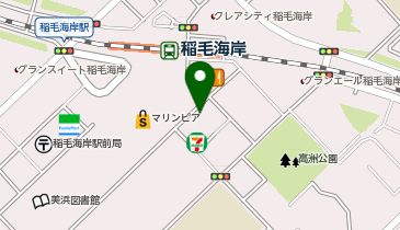 いなげかいがん調剤薬局の地図画像