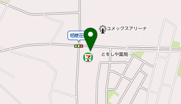 桔梗ヶ原とをしや薬局の地図画像