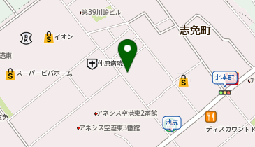 ハーモニー薬局 空港東店の地図画像