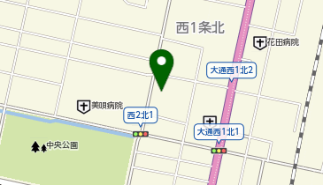 やすまる薬局美唄店の地図画像