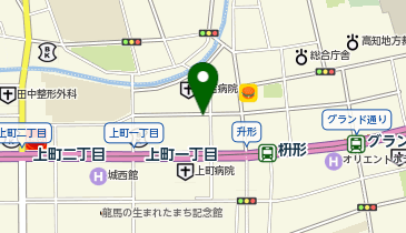 ブルークロス調剤薬局上町店の地図画像