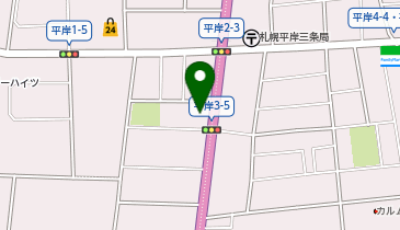 クローバー薬局 平岸店の地図画像