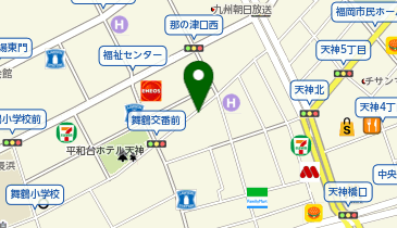 アガペ天神薬局の地図画像