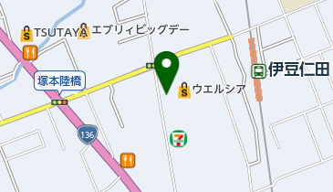 ウエルシア薬局函南間宮店の地図画像