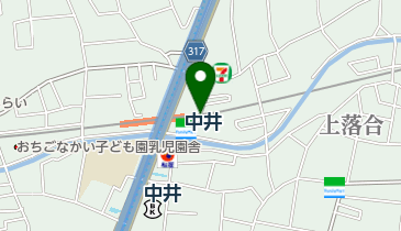中井駅前の地図画像
