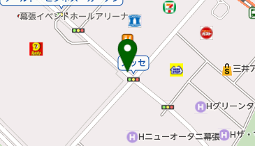 メッセ交差点歩道橋の地図画像