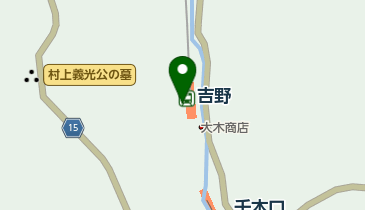 吉野駅前の地図画像