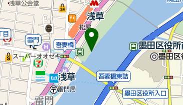 浅草桟橋の地図画像