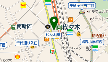 代々木会館の地図画像