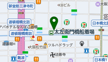 道頓堀大観覧車 えびすタワーの地図画像